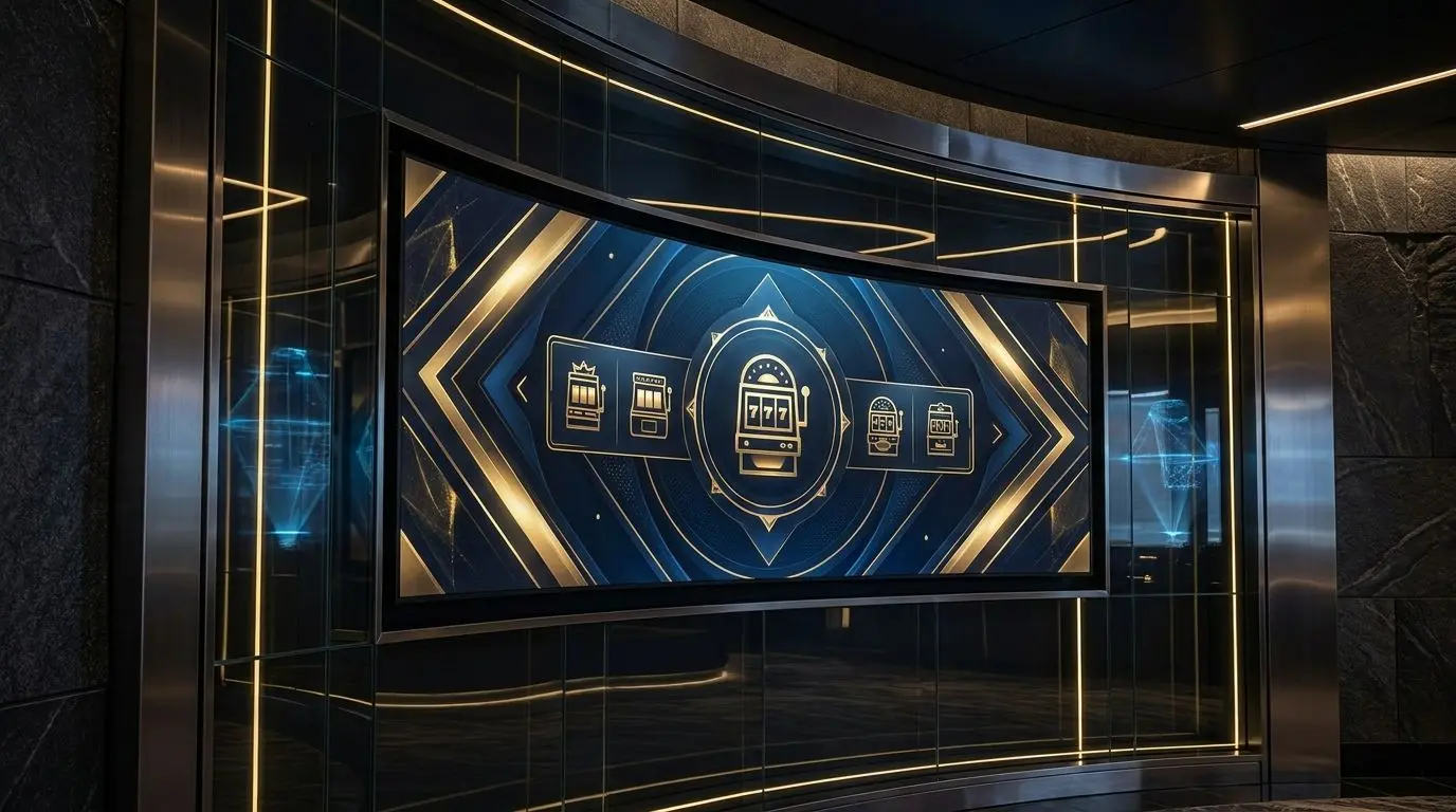Moderne Lobby-Ansicht für Slots mit hohen Einsatzlimits