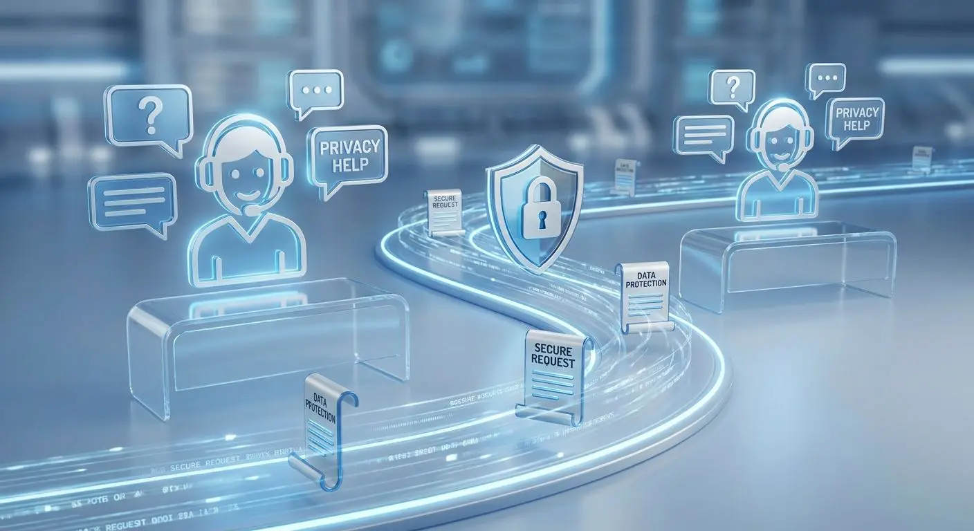 Support hilft bei Datenschutz-Anfragen